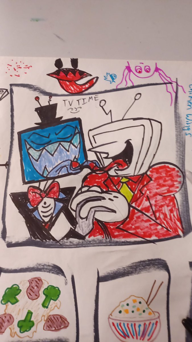 Why pit 2 bad bitches against each other? Let them yaoi out #deltarune #tenna #HazbinHotel #vox