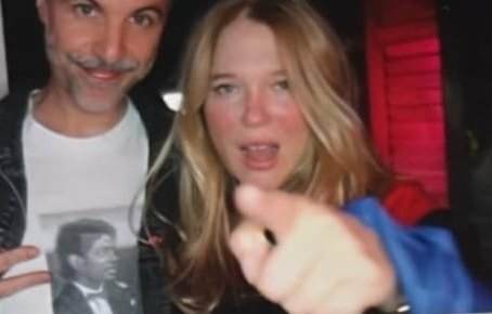 badpostseydoux's tweet photo. Léa Seydoux celebrating her 40th birthday last night. https://t.co/NZG8f2nCoh