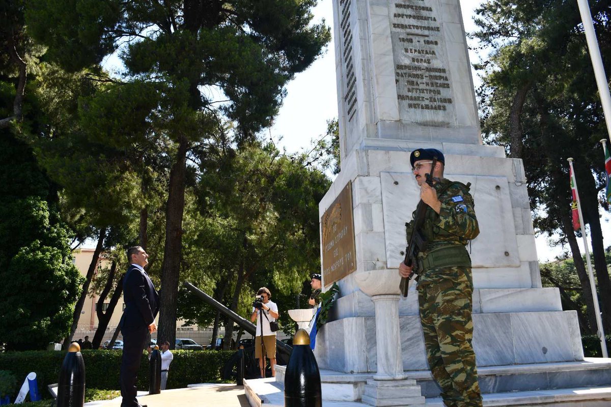 MinHealthCY's tweet image. «Από τη Μακεδονία μέχρι την Κύπρο, χρέος όλων μας είναι η προάσπιση των δικαίων του Ελληνισμού».
Επιμνημόσυνος λόγος Υπουργού Υγείας @MichaelDamianos στο Μνημόσυνο για τους πεσόντες στο πραξικόπημα και στην τουρκική εισβολή του 1974, στη Θεσσαλονίκη.
📌tinyurl.com/4w8wuxj9