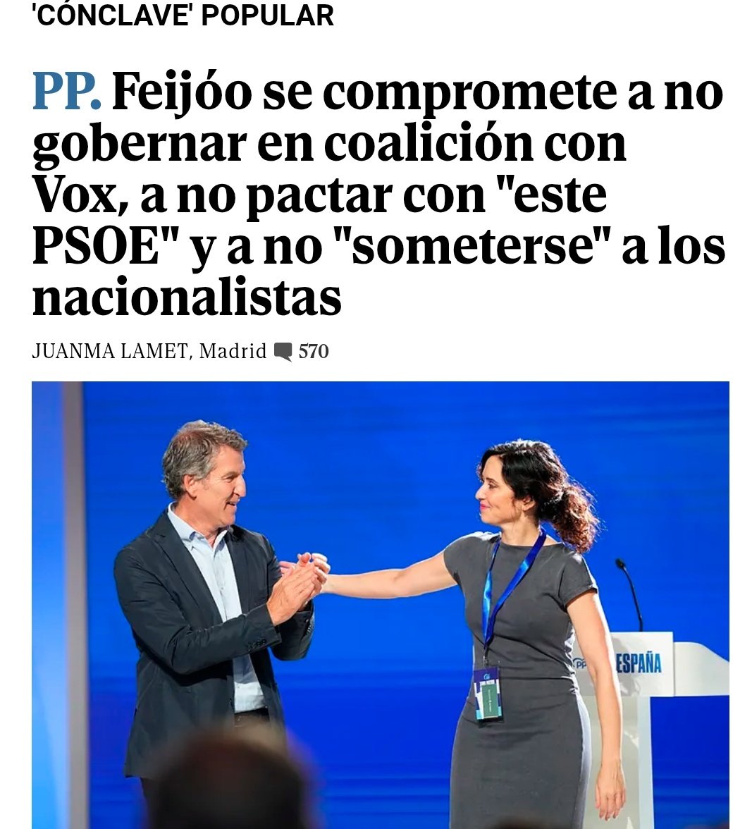 Antoniovillar73's tweet image. Toda una declaración de intenciones la de #LoPp
🚨 No gobernar en coalición con @vox_es. Así agradece las decenas de municipios donde hay coalición.
🚨 No pactar con este #LaPsoe.
Osea que son de los que piensan que hay un Psoe bueno.
Como dice @J_V_Madrid 
Ni Psoe ni Pp bueno.
