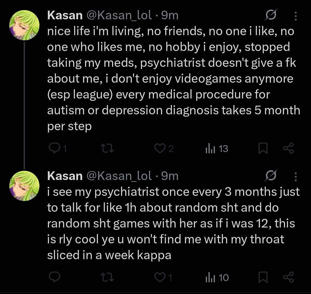 zedster_'s tweet image. wow i wonder why you are having such a life
amazing job randomly insulting ppl and blocking ppl who have never done the same to u
i hate that im saying this or thinking this but sometimes the world is better without certain ppl in it