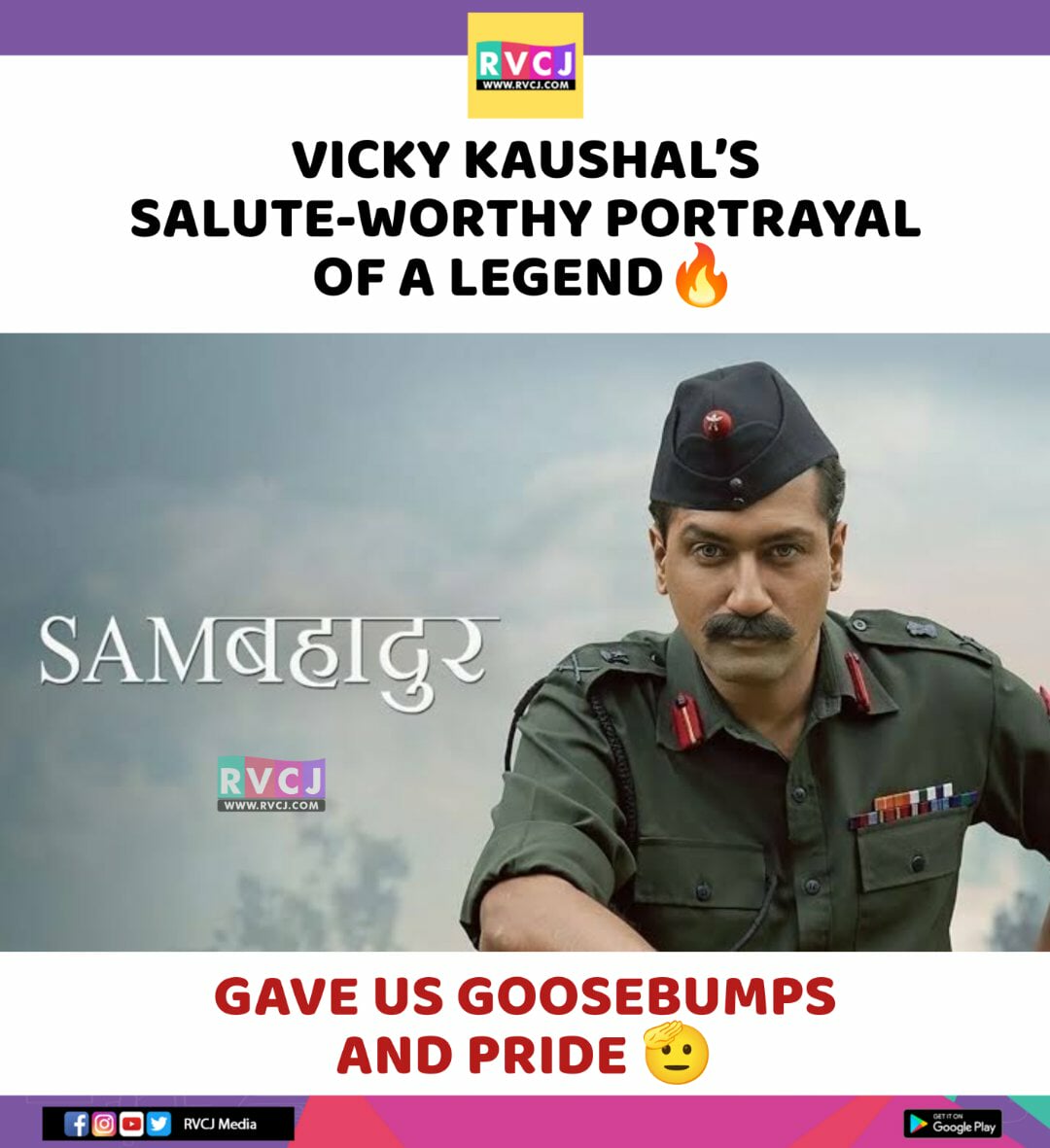 rvcjmovies's tweet image. Sam Bahadur! ❤️
@vickykaushal09
#vickykaushal #sambahadur