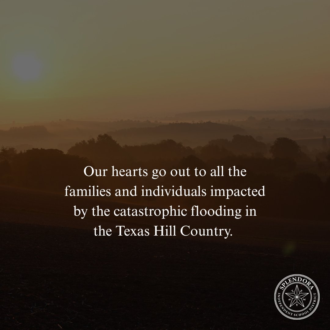 Our hearts go out to all those impacted by the catastrophic flooding in the Texas Hill Country.