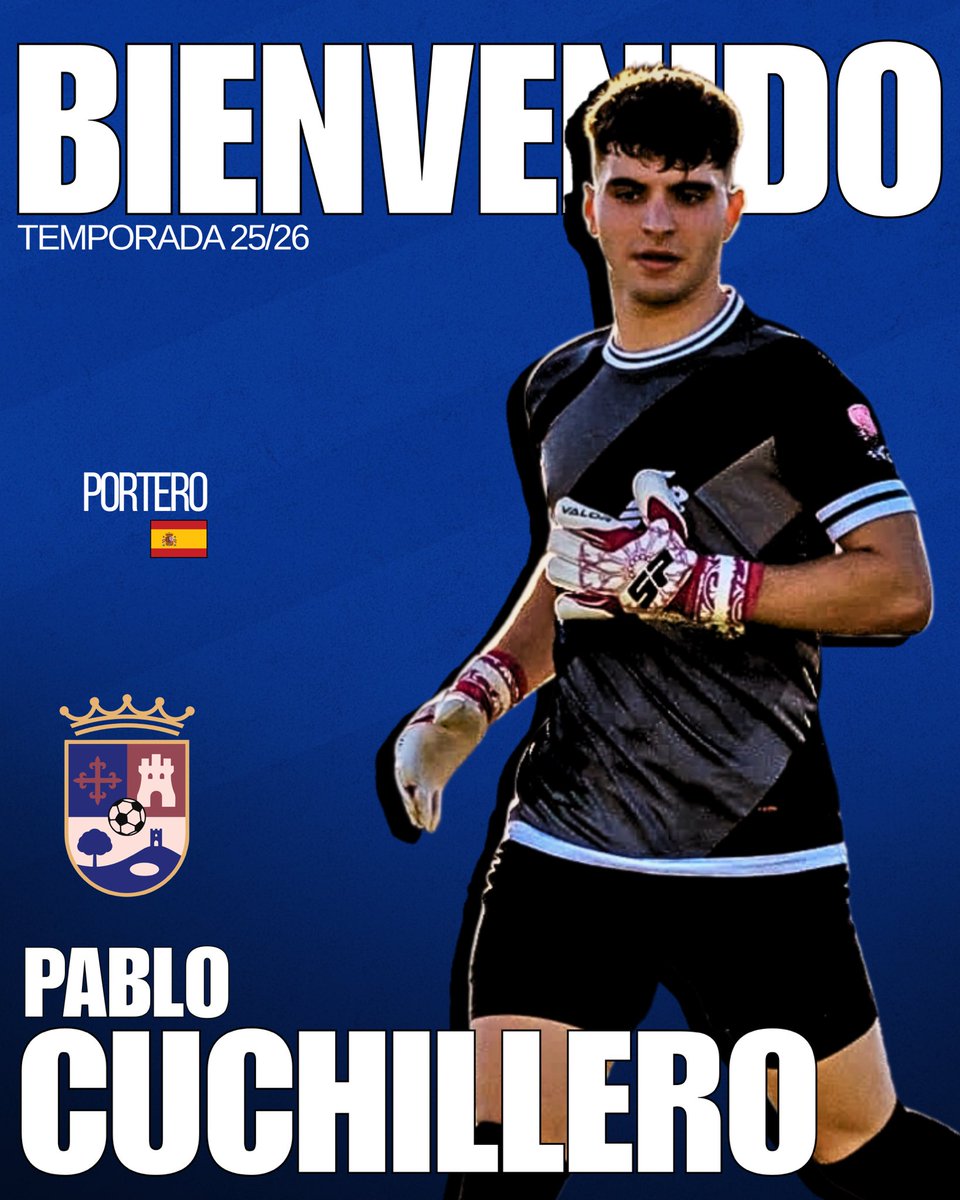 ✍🏻 𝐅𝐈𝐂𝐇𝐀𝐉𝐄

Pablo Cuchillero segundo fichaje del CF Almodóvar.

El joven portero llega procedente del CD Miguelturreño para defender la portería del conjunto de Andrés Viñas.

¡Bienvenido Pablo! 🧤