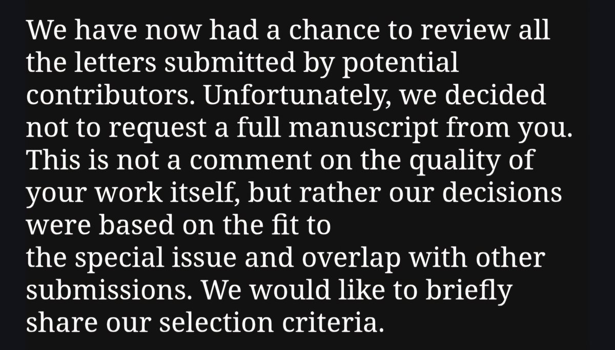 themrmayar's tweet photo. My first article rejection... mmmm tasty...... https://t.co/PLxwrn5UHf