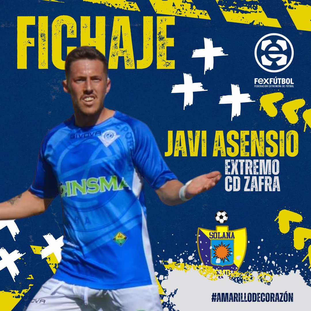 1°Extremeña 

Javi Asensio Procedente del <a href="/CDZafra/">C. D. Zafra</a> nuevo jugador del <a href="/SolanaEMD/">Solana EMD®</a> para la temporada 25/26