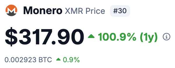 CSBastiat's tweet image. But I was told that Monero getting delisted from every major exchange would result in it crashing and burning.