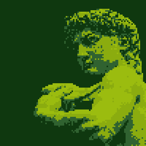StraightUp_Adam's tweet photo. Statue of David #pixelart https://t.co/pdLTESIwEV