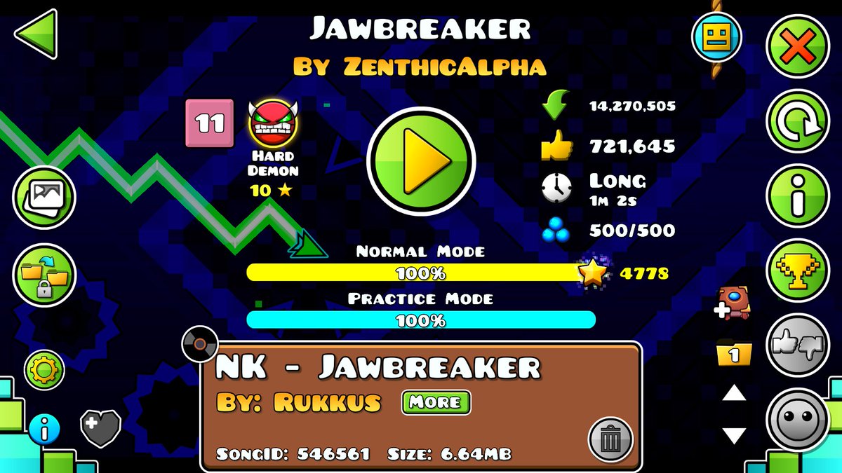 coffeedemon_gd's tweet image. FUCK THIS LEVEL, GGs, I'M DONE
3076atts, I hate it so much ๐ฅ