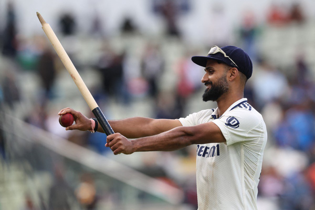 Akashdeep dedicated his performance to his sister who has been diagnosed with Cancer. He lost his father &amp; brother in Covid.

Lot of dedication &amp; struggles behind the happy faces🙏

#INDvsEND #EdgbastonTest