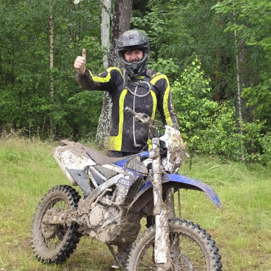 I survived the mudfest, sadly I didn't complete a full lap but I had fun and learned a lot. Hope the weather is better next time.