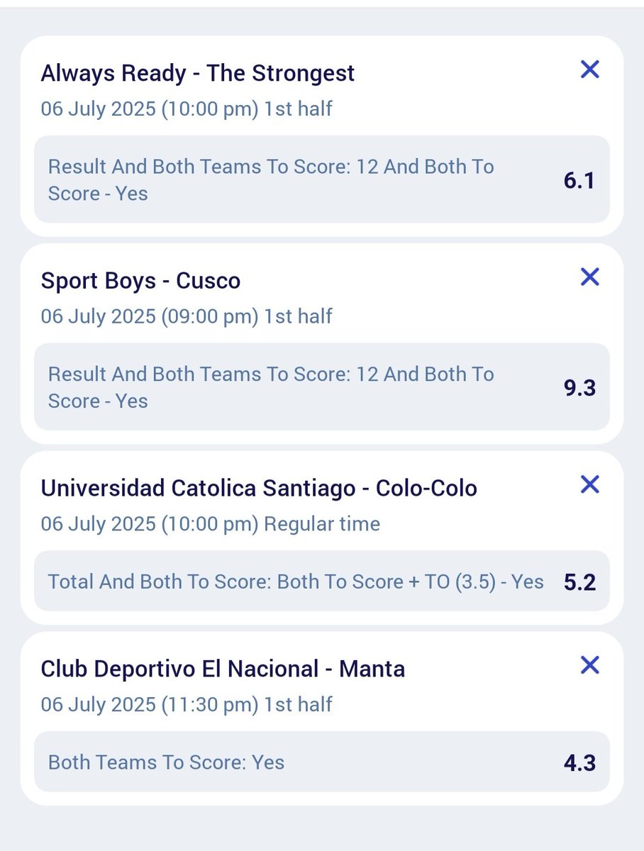 Maxon Airo (@maxonairo) on Twitter photo Paripesa 
South America games ๐คฒ
1200 odds ๐ฐ 
Code ๐ K1L51
Edit ๐คฒ
34 odds ๐ฐ
Code ๐ 7XL51 Paripesa 
South America games ๐คฒ
1200 odds ๐ฐ 
Code ๐ K1L51
Edit ๐คฒ
34 odds ๐ฐ
Code ๐ 7XL51