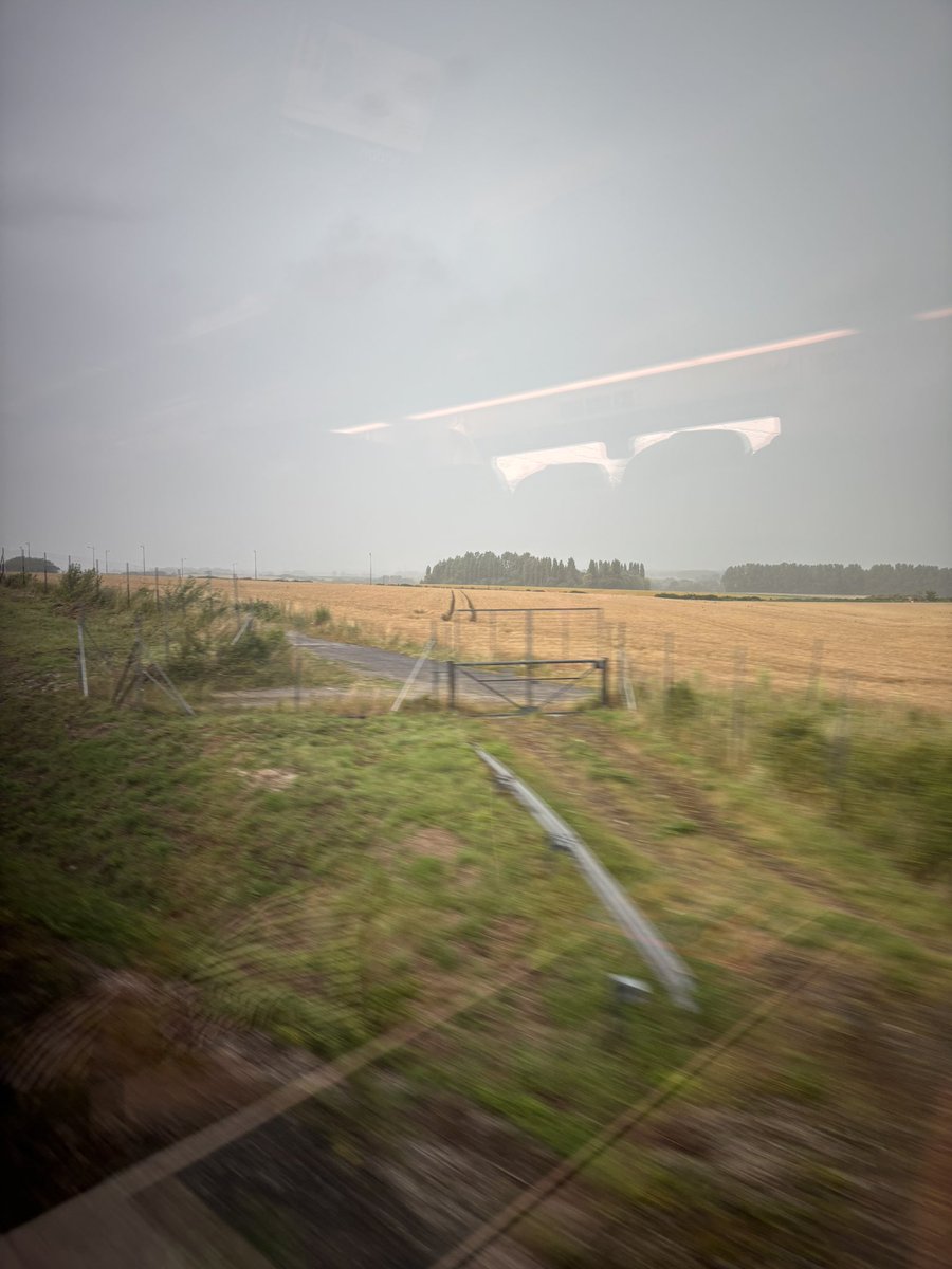Late Train, excellent mood. Iconic Northern France. Road to IMC Leeds 2025 #imcleeds #imc2025