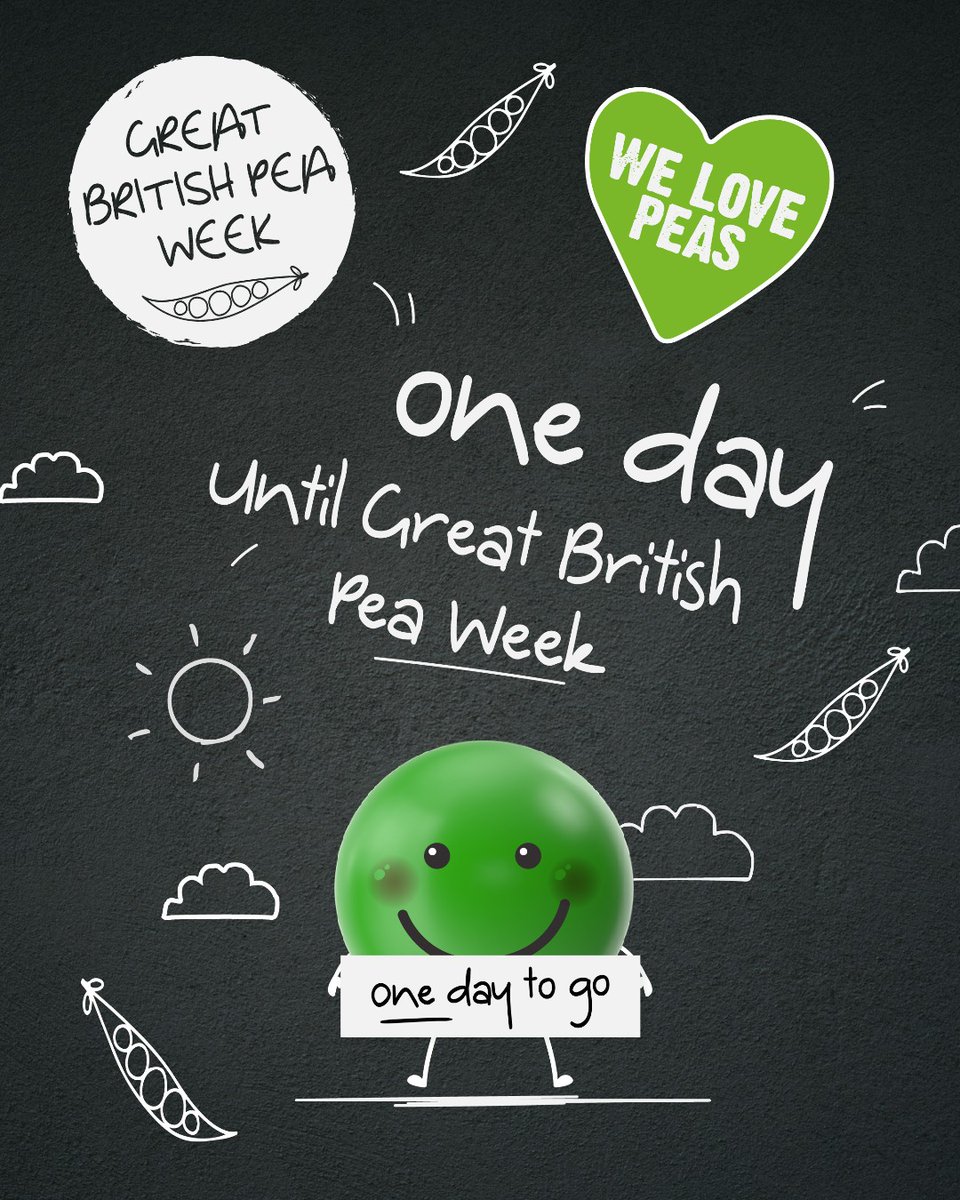 T’was the night pea-fore Great British Pea Week,
A celebration truly unique,
With pods full of joy and fun to share,
Get ready for a pea-packed week beyond compare!

#pea #frozenpeas #GBPW #lovepeas #10thanniversary #countdown