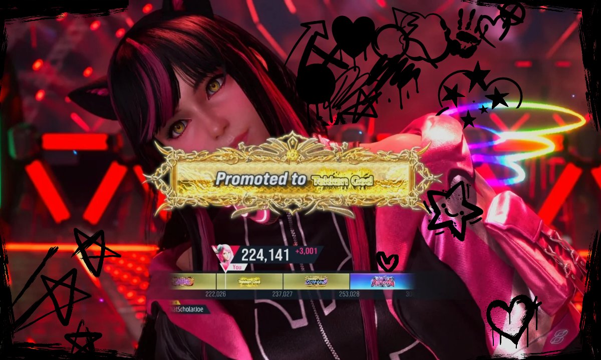 sakura_pixie's tweet image. #TEKKEN8
One step closer to getting my miles long dream rank again. Season 2 ranked is so damn hard for a casual.
-Fahk is nearly here, balance patch inc.
-Time to just stay in the lab for a really LONG time.