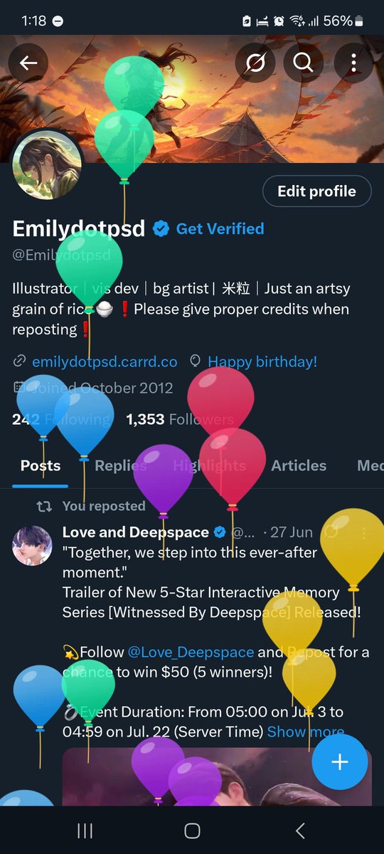 Its my birthday!!! I get to listen to Sylus sing today!!!