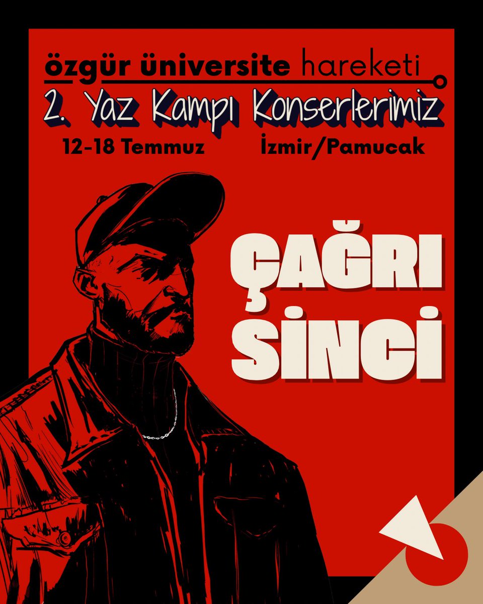 ⛺️Özgür Üniversite Hareketi 2. Yaz Kampı Konserlerimiz

“Problemim düzenle öyle kolay düzelmez
Yeraltından magma gibi taşıp 
Yerüstünde akıp dokunduğunu akıp giden takım
Burada bakın yüksek akım!”

Kampımızda Çağrı Sinci de bizimle olacak!
(İllüstrasyon: <a href="/the_docart/">deniz ozan coşkun</a>)

Kampa