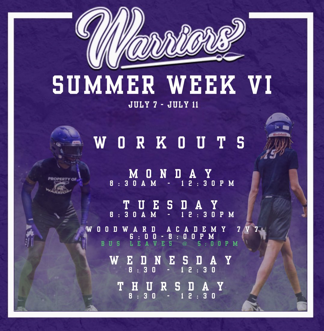 🚨 WEEK 6 — DEAD WEEK’S OVER. TIME TO GRIND. 🚨

“How you return from rest defines your rise.

⏳ 39 days ‘til kickoff. Let’s get it.

#ForTheCulture #Week6Reloaded #WarriorMentality #BuiltNotBought #AllGasNoBrakes
