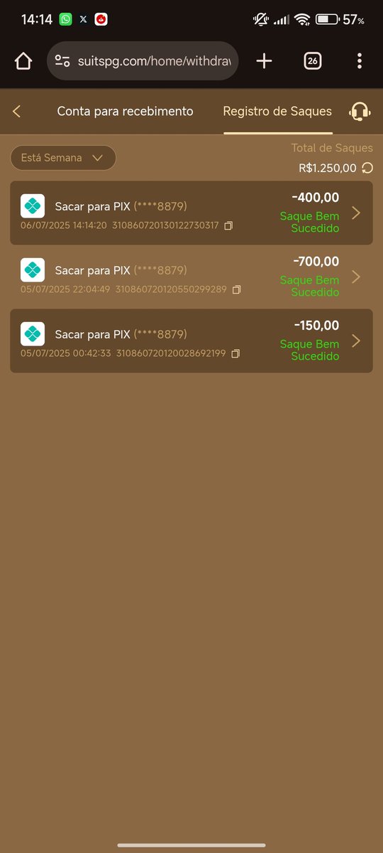 RONNYOP99's tweet photo. @PeagaTips Essa plataforma tá só o 🍯 https://t.co/DHKikeQFbQ