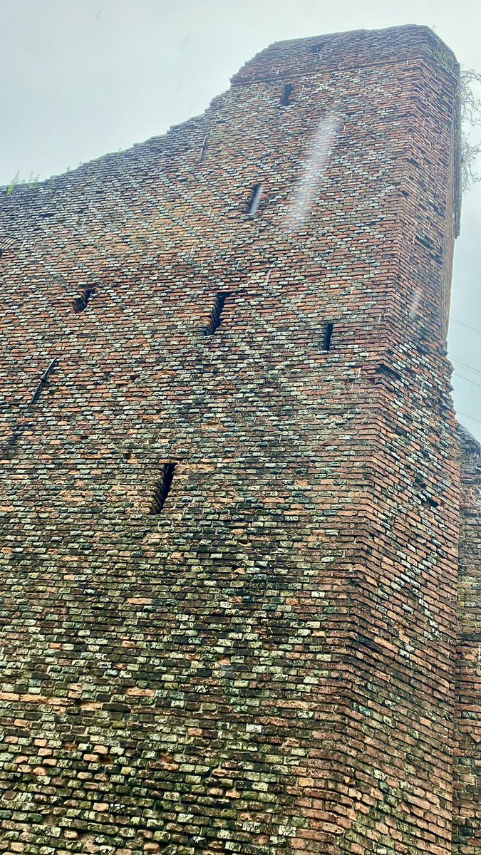 Regen bij #ruïne van #HuisTeMerwede, #KasteelBijDordrecht aan de #Merwede