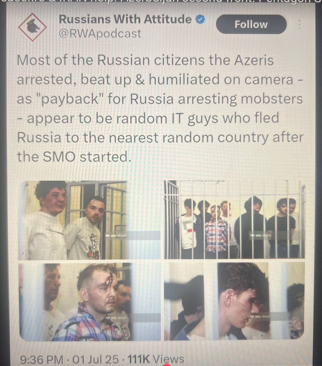 Retweeting my own retweet of my old tweet. 

Same geopolitical chessboard. And that little white pawn on Armenia/Azerbaijan is starting a move. 

Azerbaijan is ramping up Russophobia &amp; arrested several Russian nerdy kids in early 20s who escaped military draft and were living