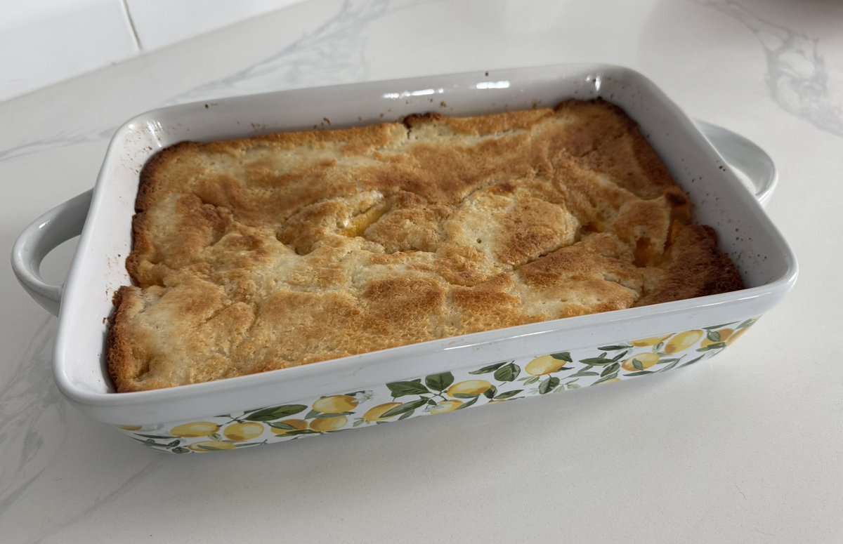PamelaEvette's tweet photo. Nothing better than a peach cobbler made with South Carolina peaches! π
Thank you to all our SC farmers!
#SCgrown #CertifiedSC https://t.co/iIUSWCvdAT