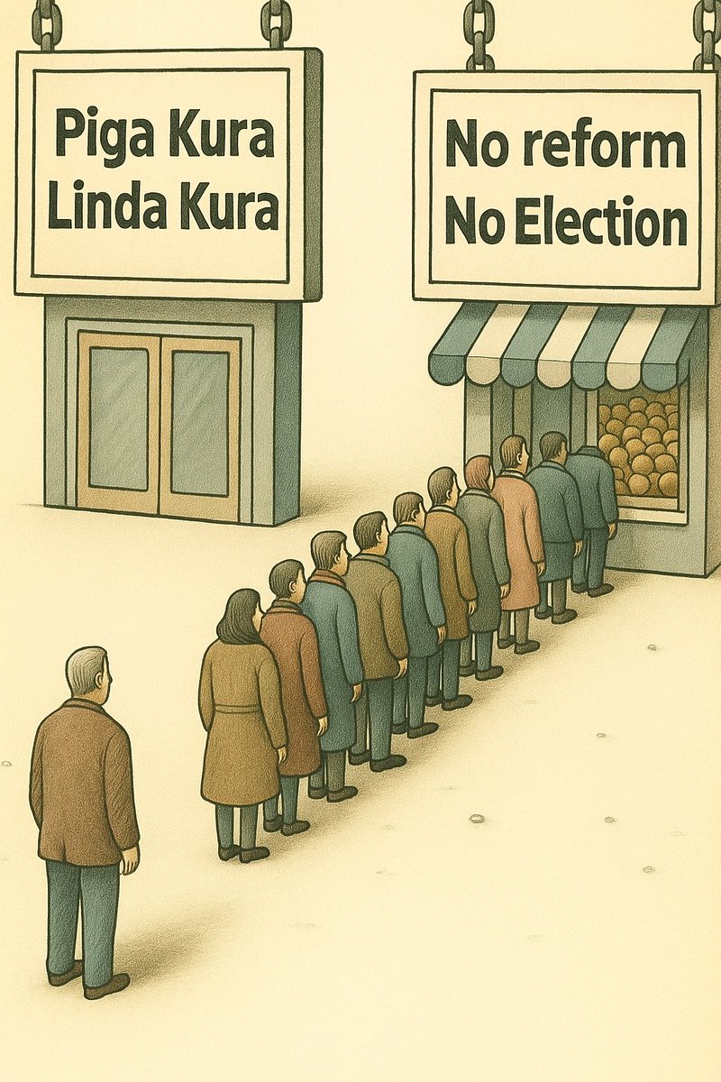 Ni mwendo wa NO REFORMS NO ELECTION hapa.
Chapa repost iwafikie wenye kuumizwa na NRNE