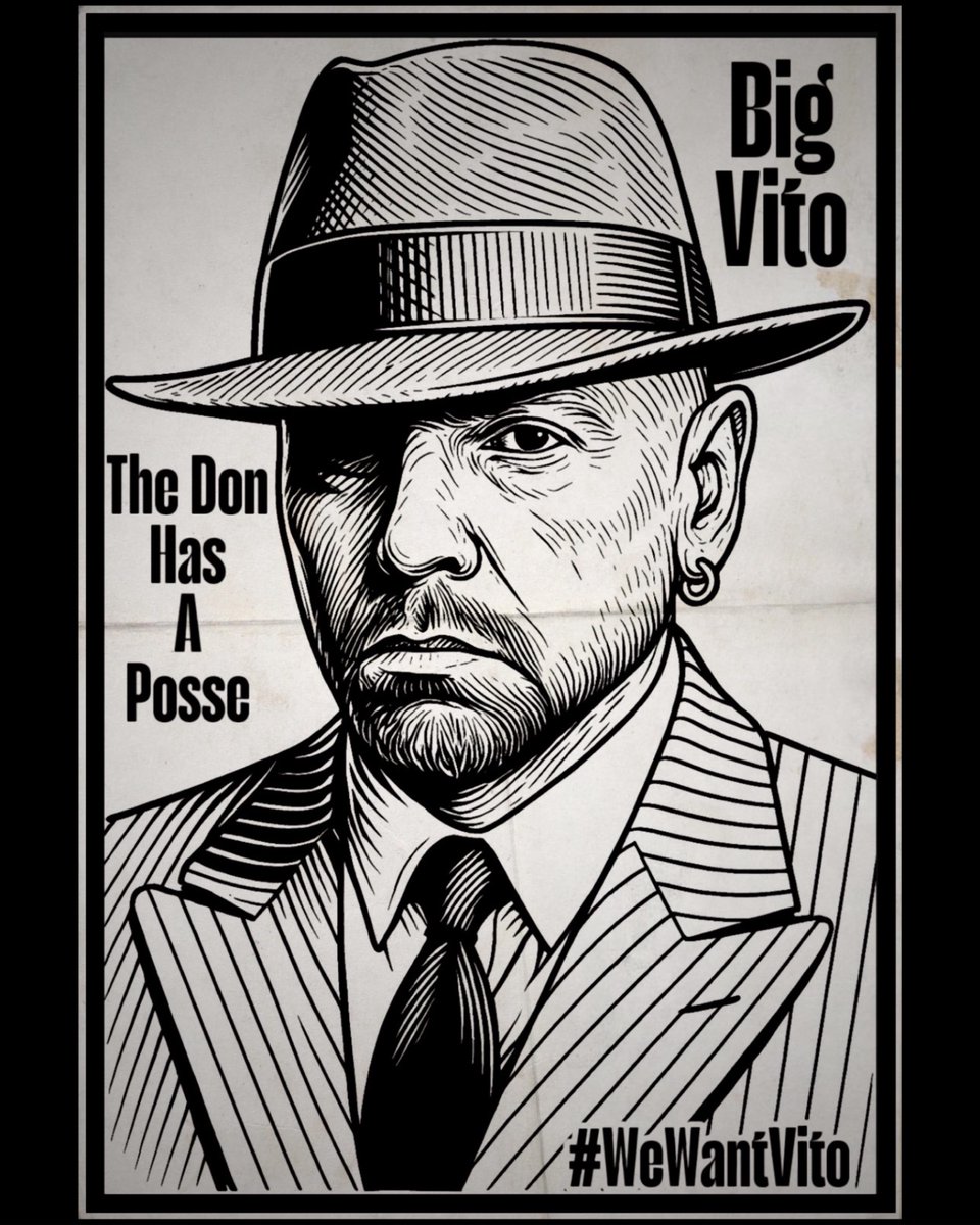 Share, like, repost,tag. Spread the word.  Was asked for something to post to rally support for WWE. This is it.
THE DON HAS A POSSE!  #wewantvito 
#wwe #wwenxt #bigvito #thedonofwrestling #wrestling #luckyluciano #bigvmafia #wrestletok #wrestlingcommunity #fbi #mamalukes