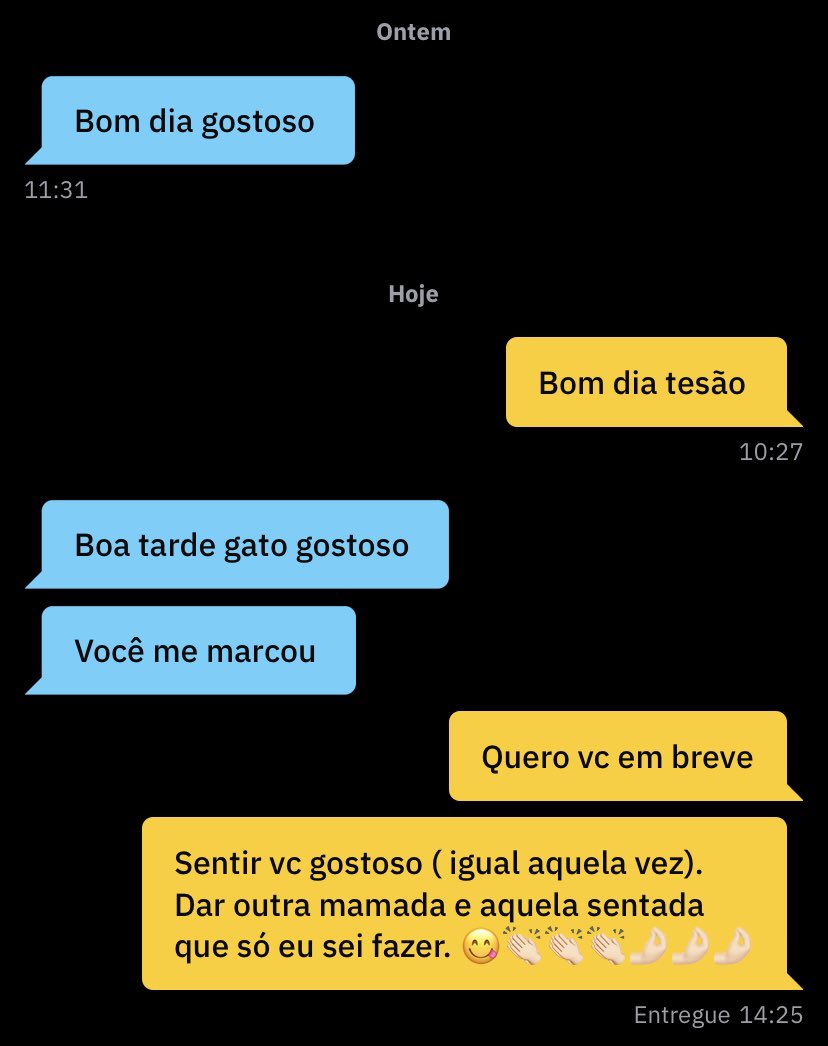 Hum! como é bom marca um macho gostoso desses. Bom Dia pra vocês também. 😂😍👏🏻🤌🏻