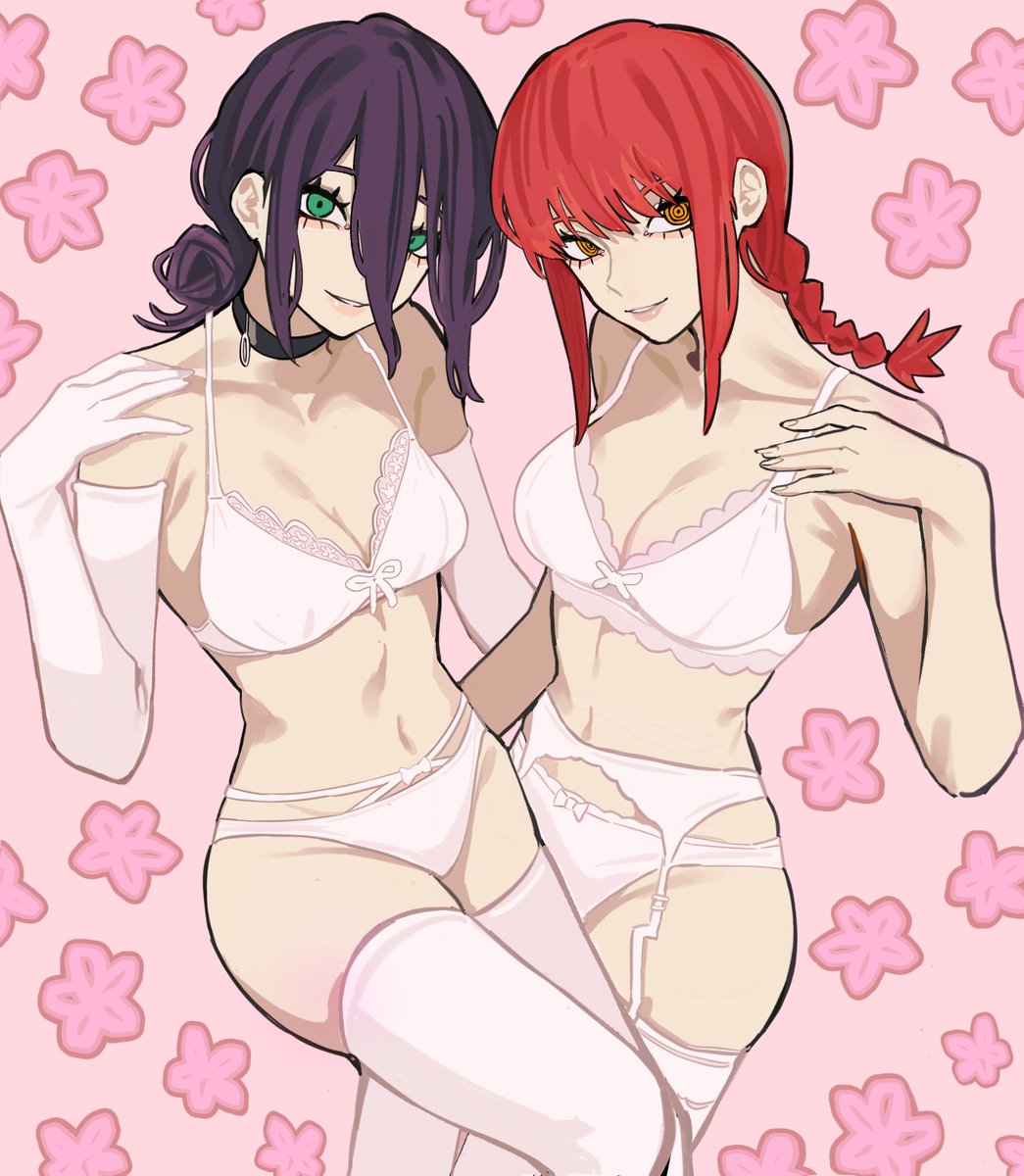 Sailen0's tweet image. Reze and Makima