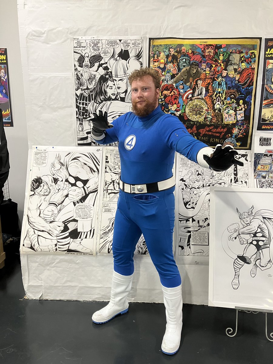 russell_payne's tweet photo. A couple of #jackkirby cosplayers at #lfcc #lcf25 today! https://t.co/xNPUjWfRRK
