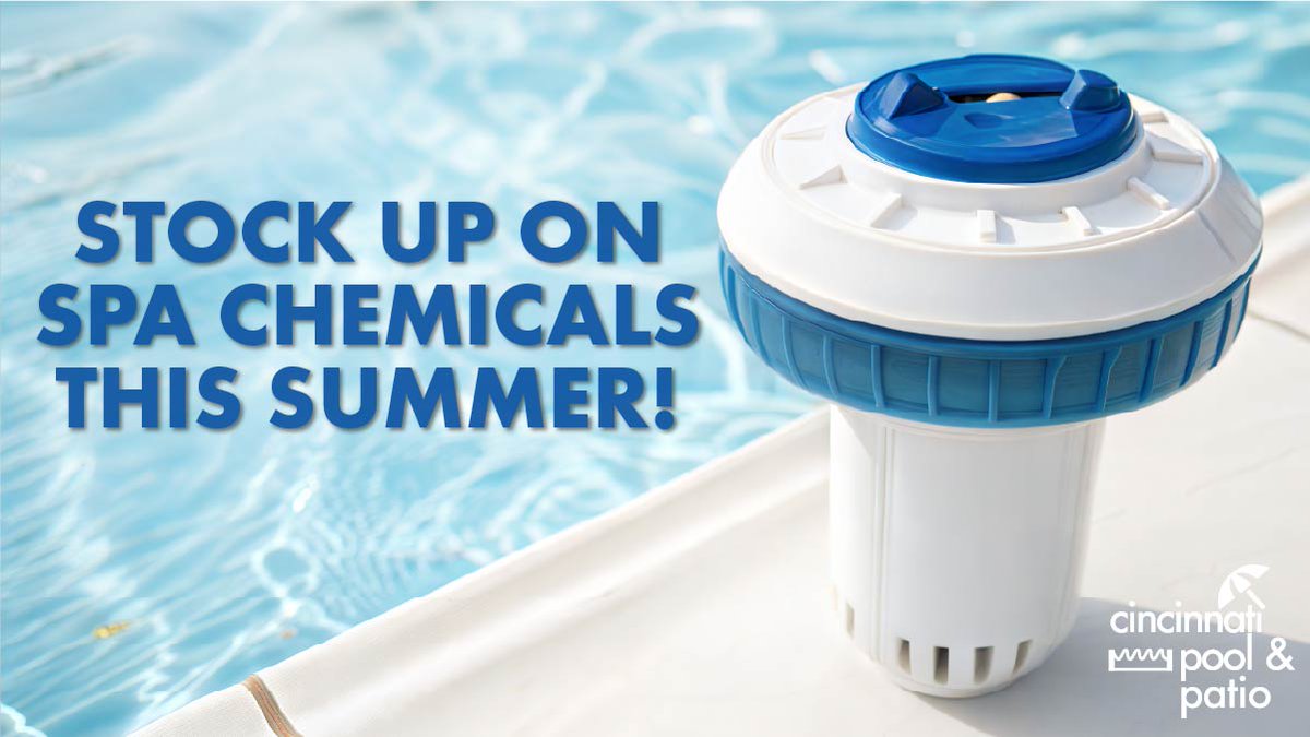 CincyPool_Patio's tweet image. Stock up on spa chemicals this summer! Cincinnati Pool &amp;amp; Patio has you covered for all your pool and spa needs! 🏊‍♂️🛁

#SummerReady #PoolEssentials #CincinnatiPools