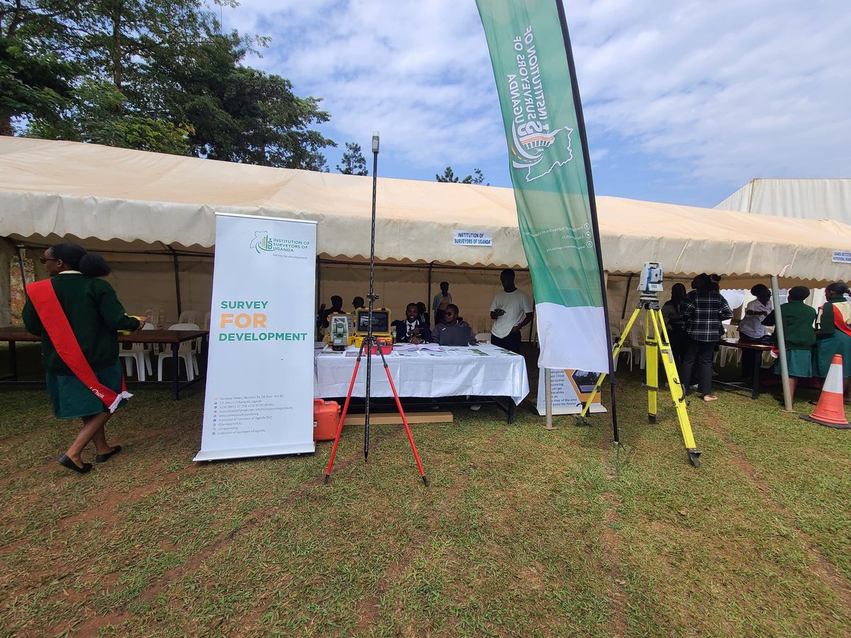 ysnuganda's tweet photo. The ISU was on Sarturday 05th July, 2025 represented by YSN at the Carrers Expo at Gayaza High School.  It was a Successful Expo and More students were guided about the surveying courses. Thanks Team for representing. Hope yo have more Young generation recruited into Surveying. https://t.co/ES5eKUvdGO