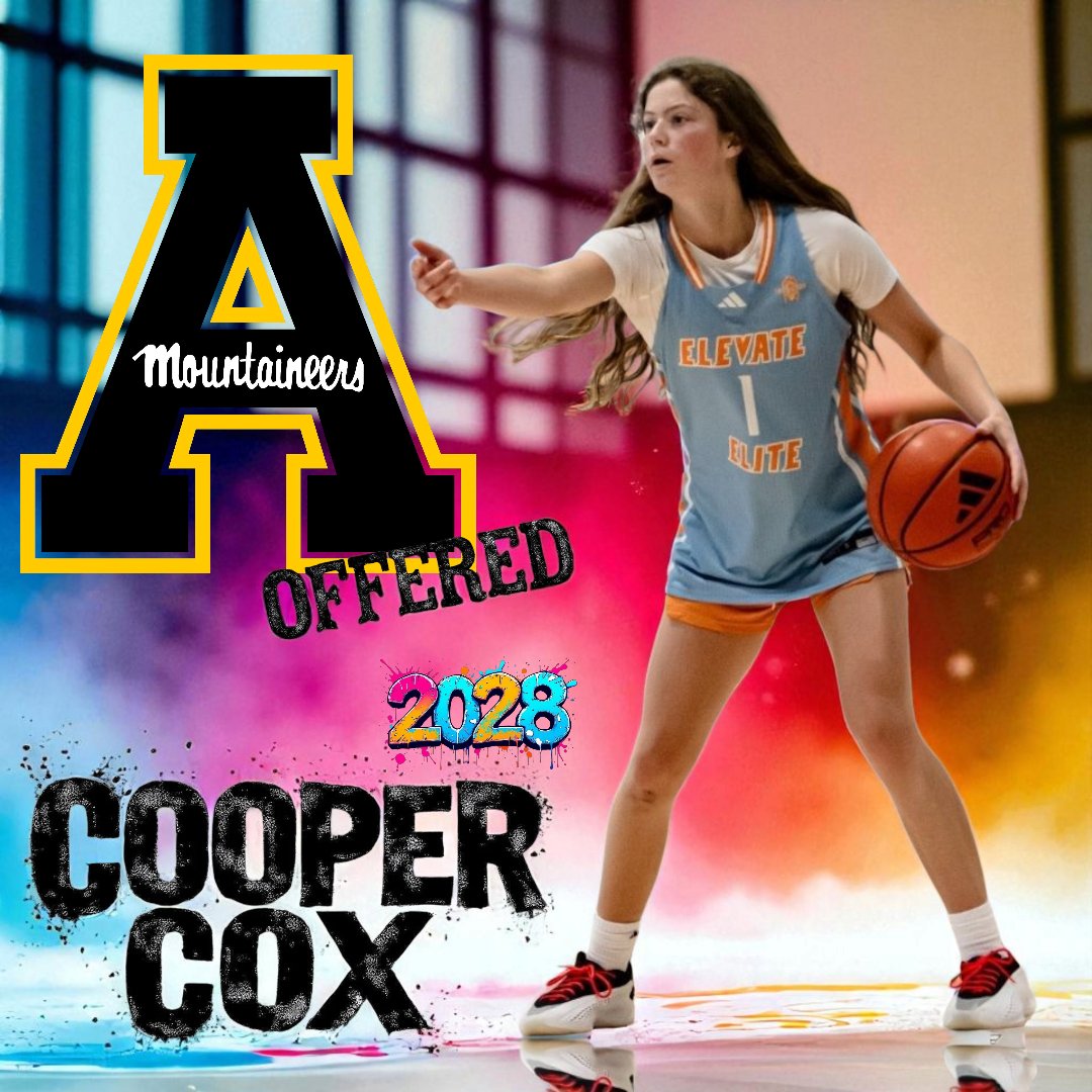 Elevate Elite (@elevate_elite) on Twitter photo Congrats to 2028 G Cooper Cox (<a href="/CooperCox2028/">Cooper Cox</a>) on her recent offer to <a href="/AppStateWBB/">App State WBB</a> today! 📈⏫️ #EYG Congrats to 2028 G Cooper Cox (<a href="/CooperCox2028/">Cooper Cox</a>) on her recent offer to <a href="/AppStateWBB/">App State WBB</a> today! 📈⏫️ #EYG