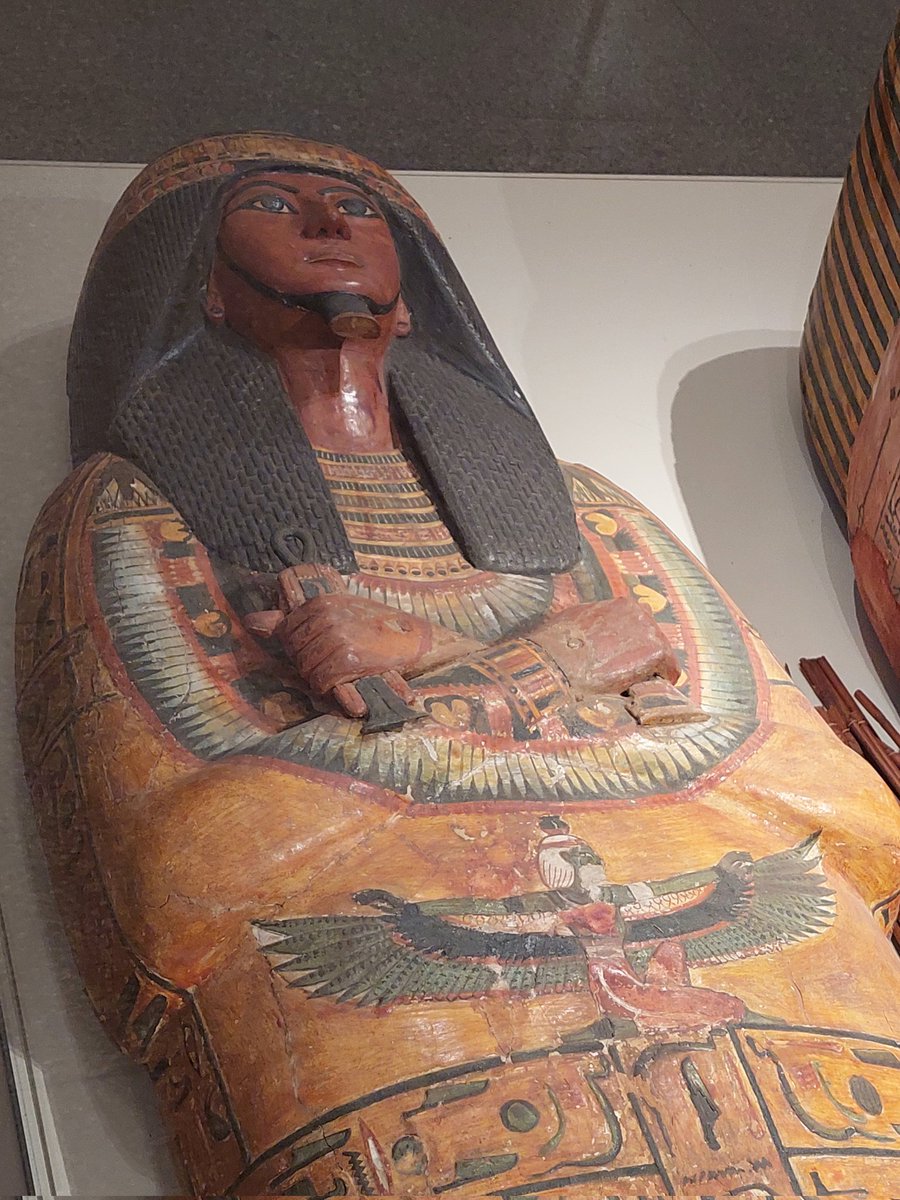 LobnaSamy15's tweet image. Sennedjem
19th Dynasty
#Egypt #History #archaeology
The National Museum of Egyptian Civilization.
Photo by me 📸