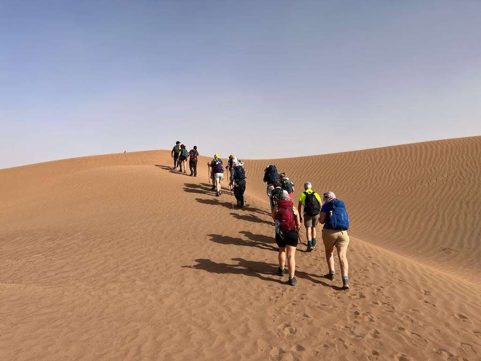 📢Reminder: we are taking on applicants for a once-in-a-lifetime trek across the Sahara!

Venture across golden dunes and diverse desert terrain, with the magical experience of sleeping under the stars 🐪 

Information evening on Tuesday 15 July 🌵 

bit.ly/44feWld