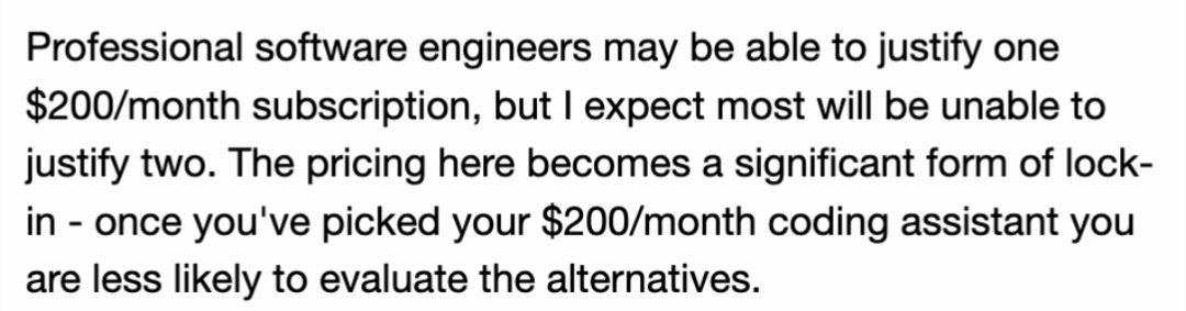 There's a ton of pretzel logic going on trying to explain away the lack of defensibility of most AI startups. The worst one so far: "High prices will prevent people from switching". 😂