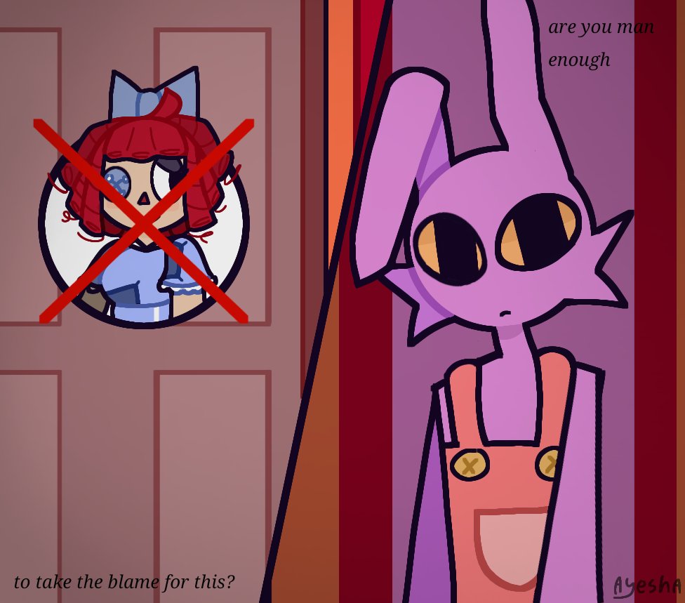 Are you man enough?
#bunnydoll #jaxxragatha #tadc