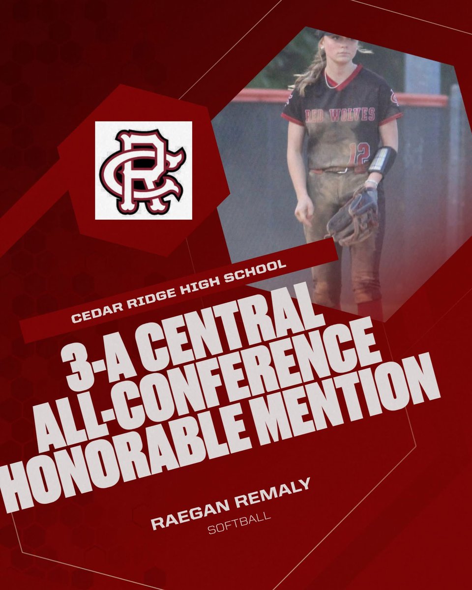 Raegan Remaly (@raerae22_2028) on Twitter photo So honored to be named All District and All Conference Honorable Mention for my Freshman year. 🥎🐺
Season stats:
.348 Ba/ .412 obp
41 runs scored
32 hits
18 RBIs
<a href="/USASoftball/">USA Softball</a> <a href="/Winthropsoftbal/">Winthrop Softball</a> <a href="/CoastalSoftball/">Coastal Carolina SB</a> <a href="/GamecockSoftbll/">South Carolina Softball</a> <a href="/AppStateSB/">App State Softball</a> <a href="/PackSoftball/">NC State Softball</a> <a href="/AuburnSoftball/">Auburn Softball</a> So honored to be named All District and All Conference Honorable Mention for my Freshman year. 🥎🐺
Season stats:
.348 Ba/ .412 obp
41 runs scored
32 hits
18 RBIs
<a href="/USASoftball/">USA Softball</a> <a href="/Winthropsoftbal/">Winthrop Softball</a> <a href="/CoastalSoftball/">Coastal Carolina SB</a> <a href="/GamecockSoftbll/">South Carolina Softball</a> <a href="/AppStateSB/">App State Softball</a> <a href="/PackSoftball/">NC State Softball</a> <a href="/AuburnSoftball/">Auburn Softball</a>