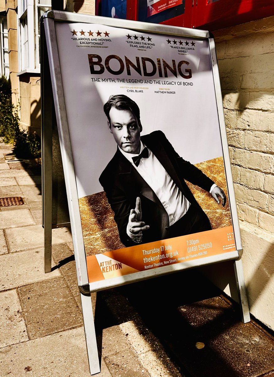 Sara Davies (@misssrdavies) on Twitter photo From <a href="/edfringe/">Edinburgh Festival Fringe</a> explore the myths, legend and legacy of Bond. Directed by 9 time nominee and 2 time OFFIE winner, Matthew Parker, stars Cyril Blake as Stephen. Tickets available thekenton.org.uk/events/bonding/ or the Box Office on 01491 525050 (Mon to Sat, 11am-3pm) #kentonvolunteer 🎭 From <a href="/edfringe/">Edinburgh Festival Fringe</a> explore the myths, legend and legacy of Bond. Directed by 9 time nominee and 2 time OFFIE winner, Matthew Parker, stars Cyril Blake as Stephen. Tickets available thekenton.org.uk/events/bonding/ or the Box Office on 01491 525050 (Mon to Sat, 11am-3pm) #kentonvolunteer 🎭