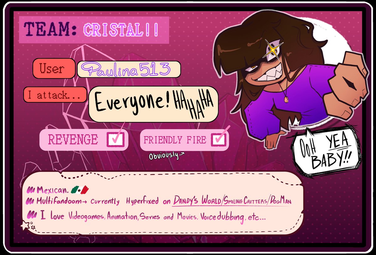 Me costó un huevo poder hacerlo, pero ahí ta. Hice la plantilla pq habían cosas que no me gustaban de la otra kdkakfk xd 

#Artfightteamcrystals  #artfight2025