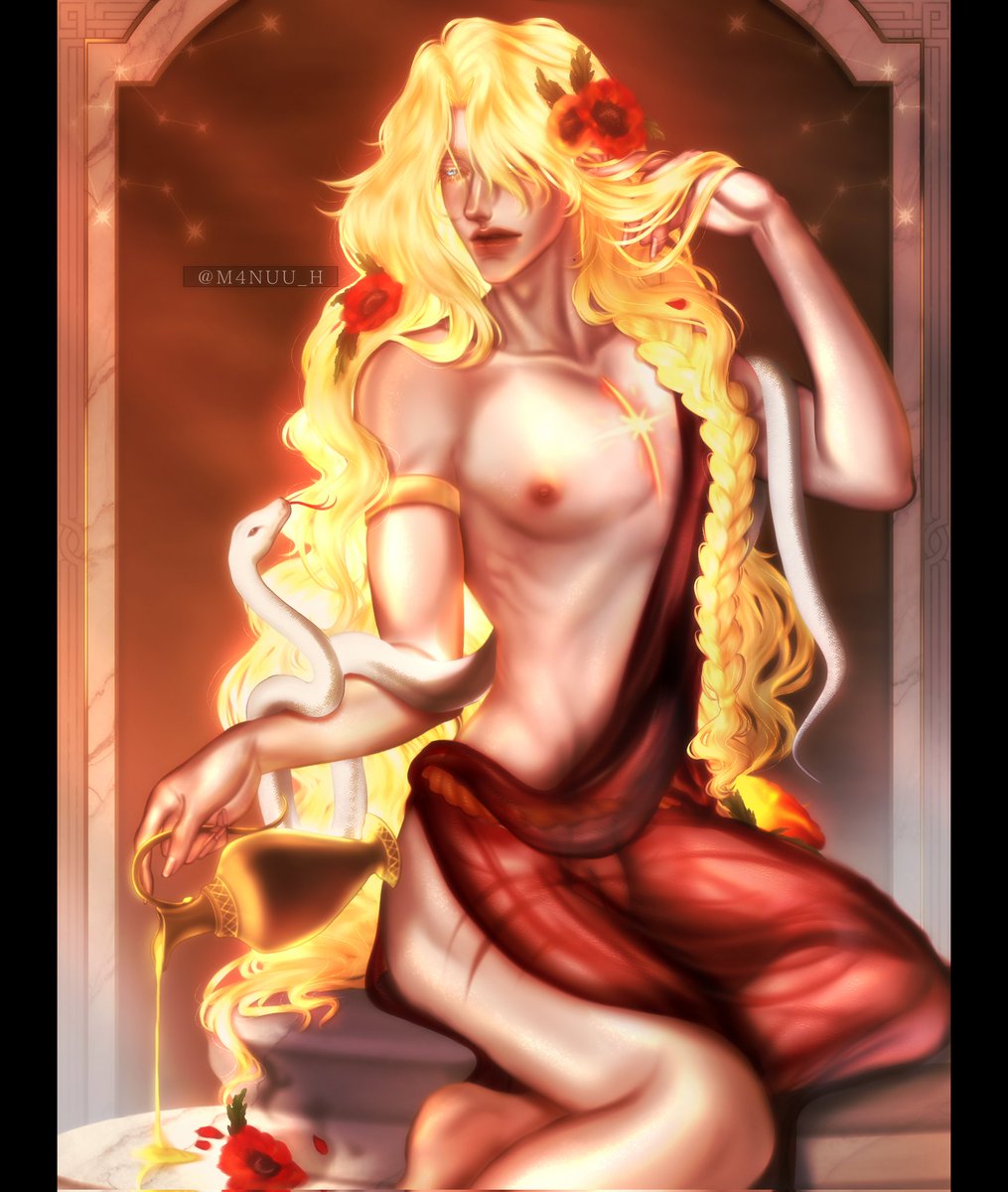 M4nuu_h's tweet image. Minha versรฃo do #dtiys da @msbunnat โจโค
#bunnadtiys #myunreachableganimedes #digitalart