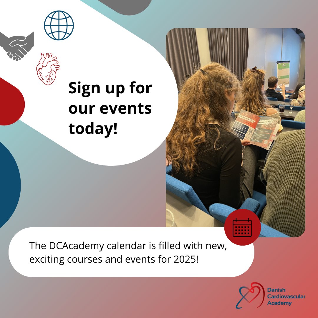 DCAcademyDK's tweet image. ✨Check out all our exciting courses and events at DCAcademy for 2025✨
If you are interested in one or more events, sign up and secure your spot! 📅🫵
👉Read more about future events here: ow.ly/vgjg50Vnc96