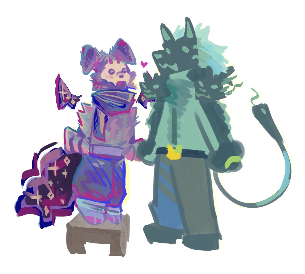 Doodle of that one cerberus enjoyer i did at 3am