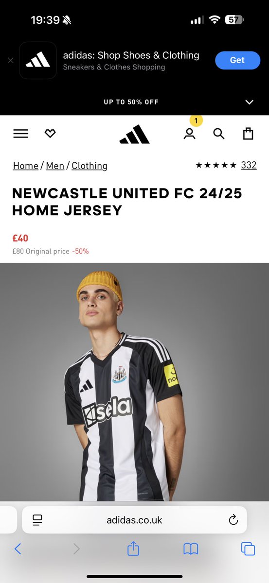 markattias's tweet image. Absolutely no need to use this model with the hat combo to promote our kit, self sabotage here by adidas. #nufc