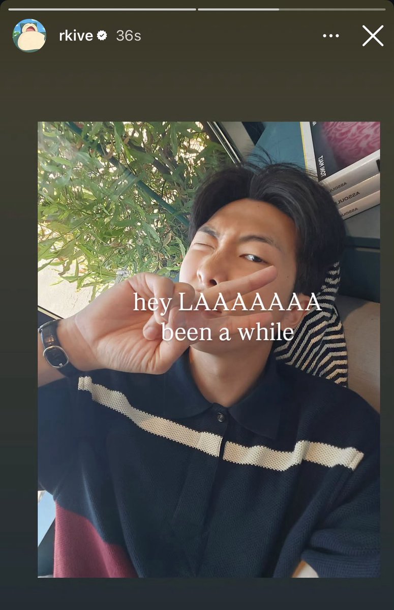 RMIndiaOfficial's tweet photo. #kive insta story - 

“hey LAAAAAAA been a while”
“so ready to cook”
“#/recipe”

#BTSRM #방탄소년단RM https://t.co/2VpHoOkadY