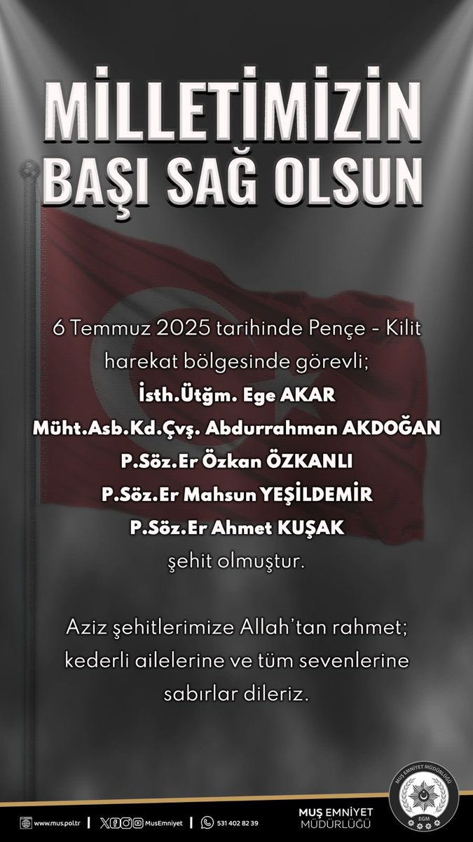 Milletimizin başı sağ olsun 🇹🇷