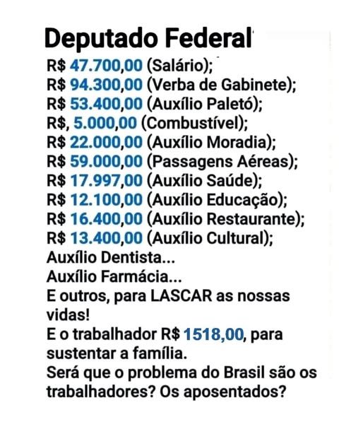 ldrsilva294's tweet image. Então.. e eles querem tirar de você, com R$ 1518,00 de salário ???

RICO TRIBUTADO
5 MIL ISENTADO