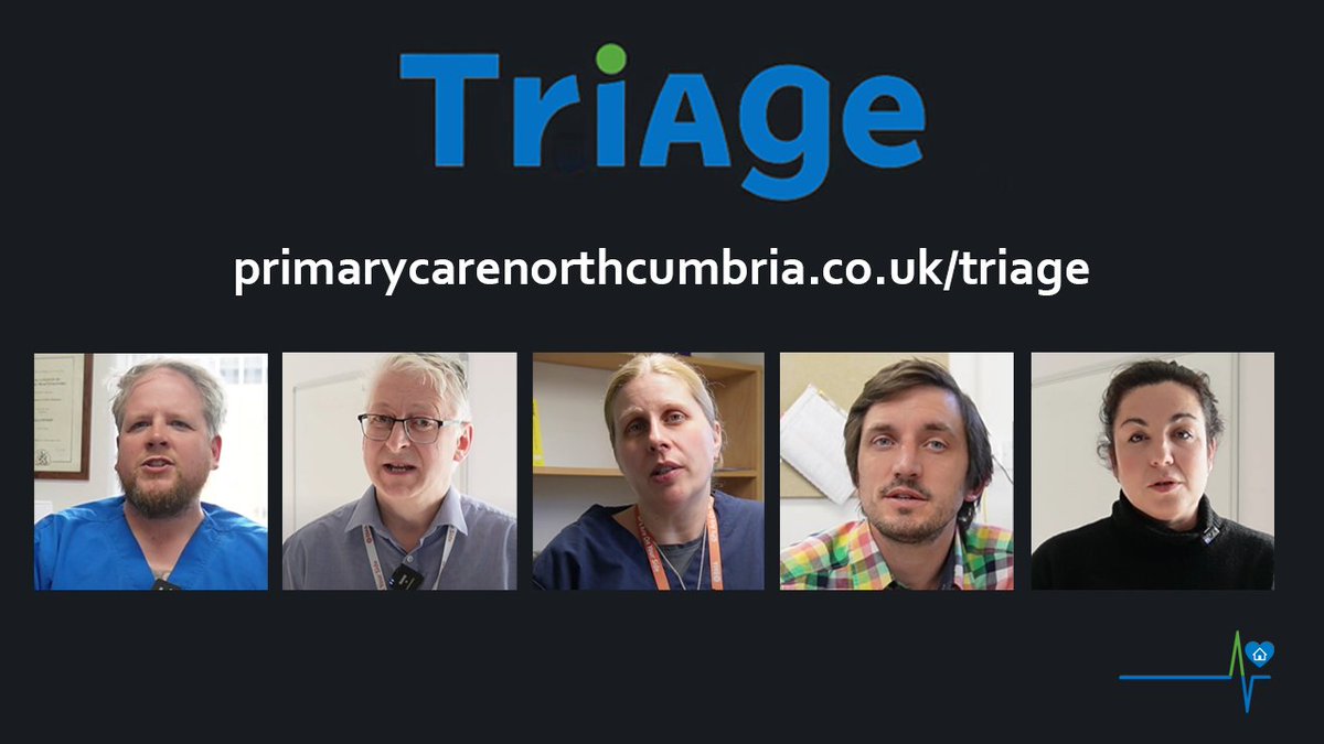 That concludes our #TriageWeek - pretty sure about 2 people might have seen some of it on this platform 🤔- If you see this post you can catch up on all the vids and info at: primarycarenorthcumbria.co.uk/triage 💚💙 Thanks #cumbria #generalpractice #primarycare #triage #triageprocess
