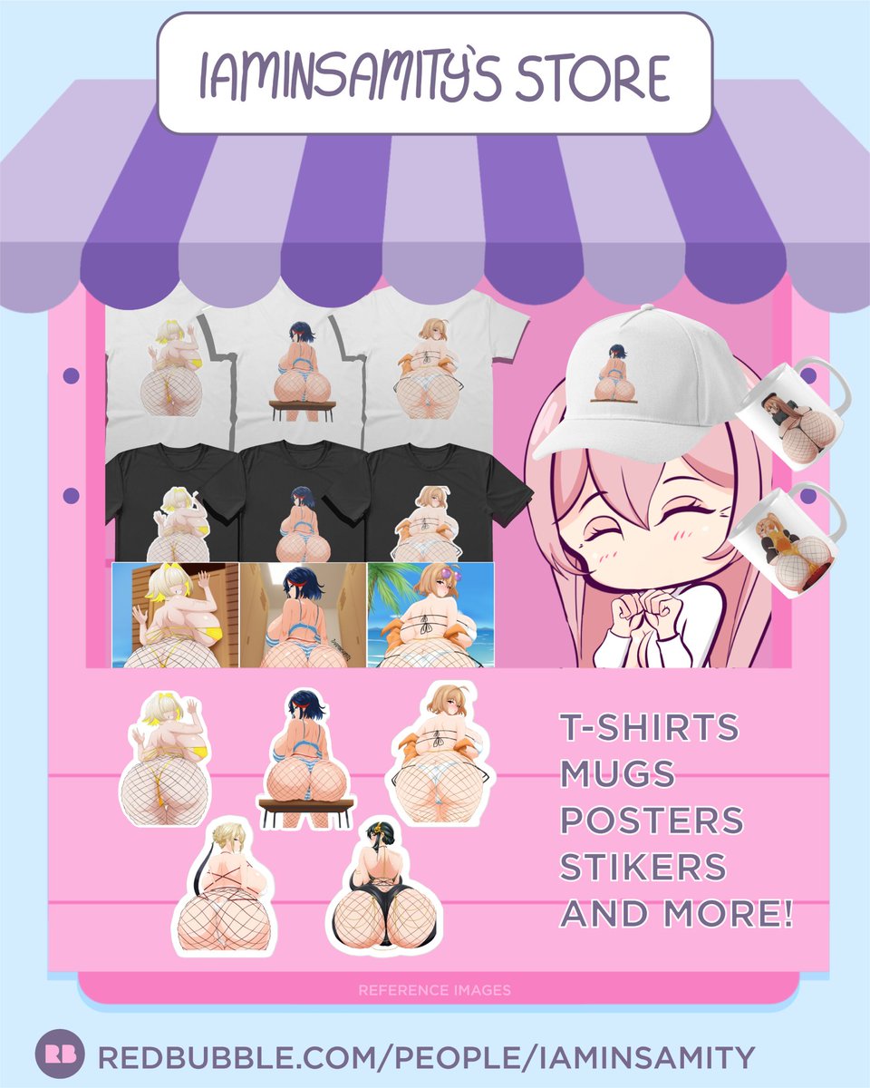 hi guys! I have exciting news to share with u, my store is officially open. 🥹🩷 you can find my exclusive merch at redbubble, if you like my art or you want to support me please check out my store! thanks in advance, every contribution is highly appreciated!